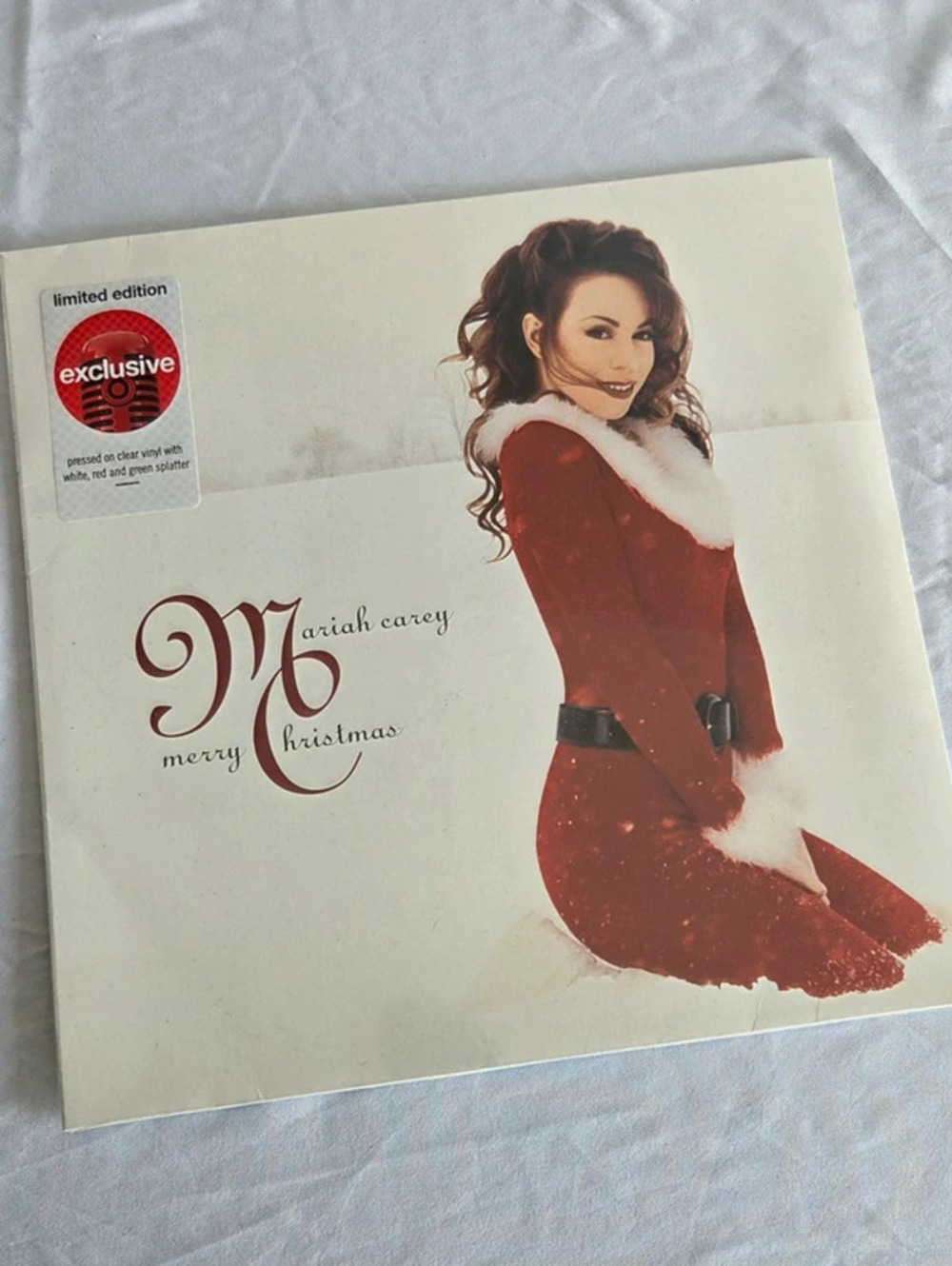 Mariah Carey Merry Christmas 2020 Target Limited Edition Clear Splatter Vinyl LP